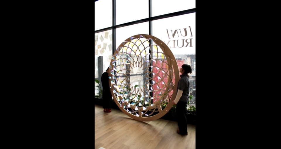 Gaslight District Hosts Interactive Architecture Installation Cambridge, Architecture students installation